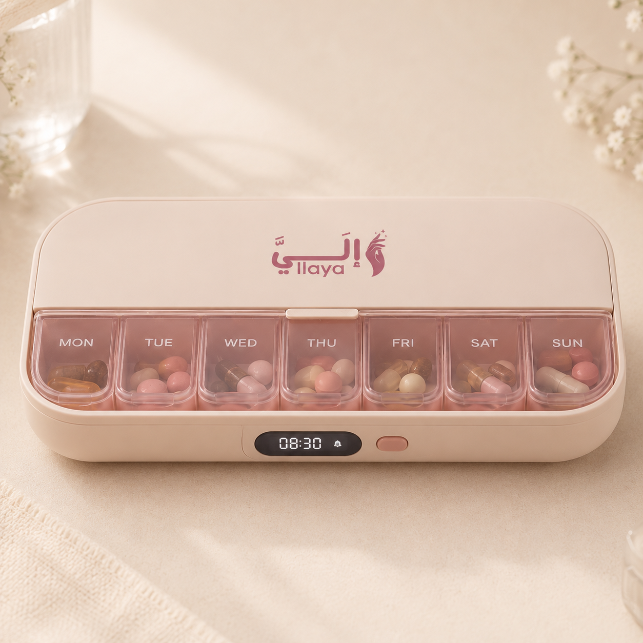 ILAYA Smart Weekly Pill Organizer